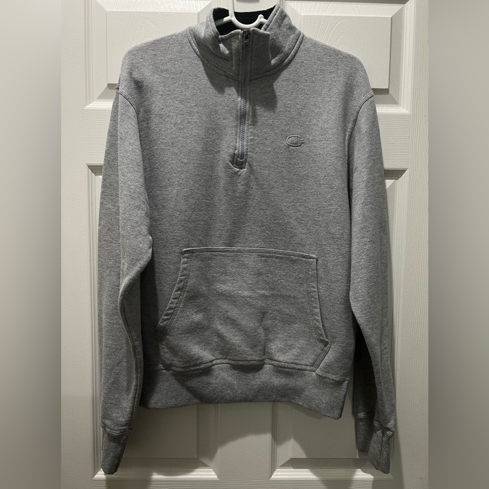 Champion quarter zip pull over shirt size S